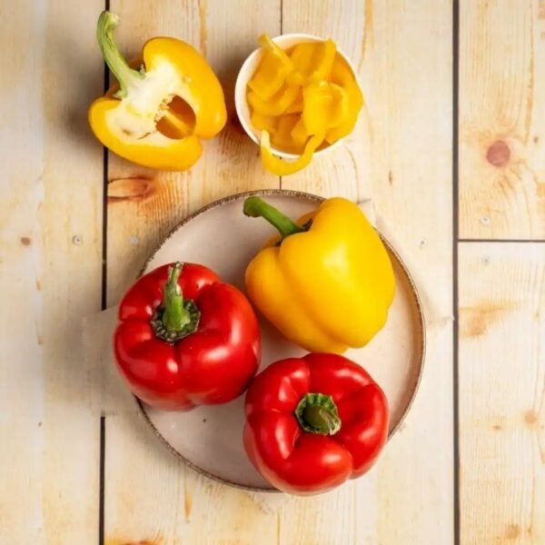 लाल- पीली शिमला मिर्च – Red Yellow Capsicum